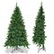 7FT Pre-Lit PVC Artificial Half Christmas Tree 8 Flash Modes w/ 230 LED Lights